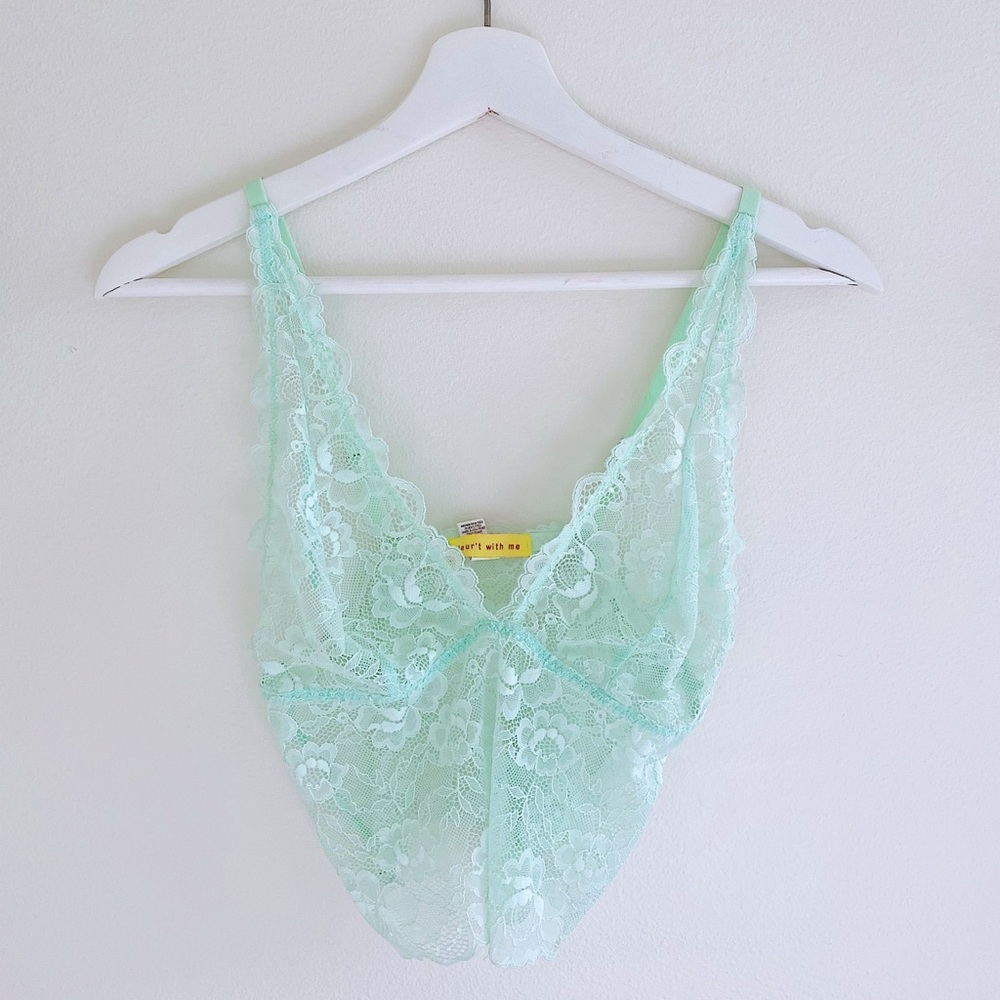 Mint Lace Bralette